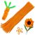 100 PCS Pipe Cleaners,Pipe Cleaners for Crafts,Pipe Cleaner Crafts,Chenille Stems for Craft Kids DIY Arts&Crafts Supplies (Orange 100)