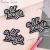 10pcs Iron-on Lil’ Bougie English Letter Patches For Clothing, Backpacks, Bags, And Shoes Repair And Decoration