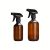 1/2pc, Amber Spray Bottles (300/500ml), Refillable Fine Mist Sprayer, Multipurpose Use For Cleaning, Watering Plants, Hair Care & Air Freshening, Stream & Fine Mist Options