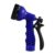 Adjustable Garden Hose Water Nozzle with 7-Spray Patterns – Blue 1-Pack