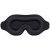 1pc 3d Contoured Sleep Mask With Adjustable Strap – Block Out Light For Travel, Rest, Yoga, And Meditation