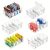 1pc Plastic Pantry Organization And Storage Bins With Removable Dividers, Multifunctional Snacks Storage Bins, For Kitchen Fridge, Countertop, Cabinet, And Bedroom, Home Supplies