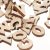 200pcs 15mm DIY Doodle Educational Toy Small Natural Wooden Slice Scrapbooking Embellishments DIY Craft Decor Letters Pattern