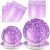 20pcs, Purple Crystal Print Party Tableware Set, Disposable Dinnerware Set, Table Decor, Birthday Decor, Home Decor, Scene Decor, Party Atmosphere Props, Holiday Supplies