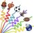 24pcs Ball Sports Drinking Straws – Reusable, Translucent, and Fun Party Decorations for Kids and Adults – for Sports Themed Parties, Sports Club. Bal