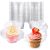 25 Pack Individual Cupcake Containers Plastic Cupcake Boxes Cupcake Holders Stackable Deep Dome Cupcake Carrier