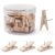 30pcs Cute Wooden Push Pin Clips – Decorative Push Pins for Cork Board, Pushpins Thumb Tacks for Bulletin Board, Artworks Notes Photos, Office Classro