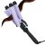 32mm (1.25″) Mermaid Beach Waves Curling Iron, Aima Beauty Big Hair Waver 3 Barrel Iron with Adjustable Temperature, Durable, Heats Up Quickly (Purple