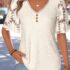 Modlily Multi Color Striped Tuck Stitch Long Sleeve T Shirt – XXL