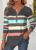 Modlily Charcoal Pintuck Striped Button Long Sleeve T Shirt – XXL