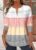 Modlily Multi Color Pintuck Patchwork Long Sleeve T Shirt – XXL