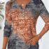 Modlily Multi Color Striped Tummy Coverage Long Sleeve T Shirt – XXL