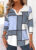 Modlily Multi Color Geometric Print Curved Hem T Shirt – XXL