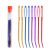 4/8pcs Yarn Needles With Storage Tube, Big Eye Knitting Needles, Random Color Curved Aluminum Sweater Needle-wool Thread Threading Machine Sweater Stitching Needle