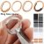 4pcs Ring Size Adjust Eva Invisible Sticker For Loose Rings Transparent White Finger Ring Size Resizer Reducer Jewelry Tools