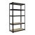 5-Tier Heavy Duty Steel Shelving Unit – Black