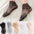 5 Pairs Women’s Sock Lace Floral Trim Boat Socks Hidden Socks Fashion Invisible Lace Ankle Socks Women Low Cut Socks Cotton Socks