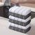 5pcs Super Absorbent Microfiber Kitchen Towels – Extra-wide Stripe And Thickened Gray And White Dish Cloths For Easy Cleaning And Drying