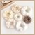 7 Pcs Hair Scrunchies Rabbit Furry Hair Ties Pom Elastic Hair Bobbles Rope Fluffy Ponytail Holder Ball Hair Band for Women Girls Hair Accessories-076-