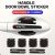 8pcs Car Accessories Universal Anti-collision Anti-scratch Strips Door Bowl Door Handle Handle Carbon Fiber Decoration Cover Auto Parts