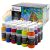 Acrylic Paint Set With 10 Brushes And 24 Colors 2oz Art Craft Paint, Acrylic Paint Sets For Adults And Beginners, Art Supplies Painting Kit For Canvas, Wood, Rocks, Fabric, Glass