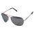 ‘Aviate’ Steel and Black Aviator Sunglasses