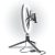 Bower 10” Tabletop LED Ring Light, Dimmable, 3-Color Mode, 10-Level Brightness, Perfect for Vlogging, Streaming, Social Media, Compatible with Most S