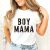 ‘Boy Mama’ Camo Lettering Short-Sleeve T-Shirt – Medium