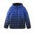 Boys Lightweight Puffer Jacket: Kids Waterproof Packable Outerwear Coat 7-8 Years Dk Blue