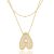 Bubble Letter Necklace Gold for Women,Layered Plated Initial Pendant Puffy Zircon Name Personalized Necklaces Fashion Jewelry for Gifts Letter S