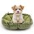 Calming Dog Beds for Small Medium Large Dogs – Round Cat Beds for Indoor Cats, Washable Pet Bed for Puppy and Kitten, Dryer Friendly, Super Plush Dog