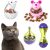 Cat Food Tumbler Mice Food Toy, Ball Interactive Pet Food Feeder, Interesting Plastic Kitten Food Dispenser, Treat Toy