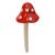 Ceramic Mushrooms For Home Decorations Christmas Garden Ornaments Clay Porcelain Toadstools Fairy Tinkling Mushrooms