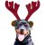 Christmas Reindeer Antlers Headband Dog Costume