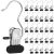 Clothes Pins, 30-Pack Laundry Hook Hangers, Clothes Hanger Clips for Closet Organizer, Socks Towels Clips, Heavy Duty Clothespins, Bulk Clothes Hanger