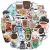 Coffee Stickers 50 Pcs Cool and Fun Coffee Sticker Pack Waterproof Vinyl Stickers Decals for Hydro Flask Water Bottles Laptop Coffee Maker Table Cup S