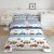 Construction Truck Twin Comforter Set for Boys Girls Cartoon Tractor Bedding Kids Excavator Bedding Comforter Sets Equipment Cartoon Car Yellow Revers