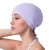 COPOZZ Adult Swim Caps, Silicone Waterproof Comfy Bathing Cap Swimming Hat for Long and Short Hair Purple-12yrs+