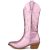 Cowboy Boots for Women, Cowgirl Boots Embroidered Modern Wide Calf Cowboy Boots Mid Calf Boots Wide Calf Chunky Heel Retro Colorful Western Boots 7.5
