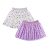 DaniChins Girl’s Layered Tutu Skirt Tulle Princess Sparkle Skirt White, Light Purple 5