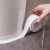Dstorelhp White Caulk Tape Waterproof Self Adhesive, Toilet Caulk Strip Sealant Tape, Bathtub Caulk Sealing Tape for Tub Surround Sink Edge Protector,