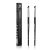 EIGSHOW Eyeliner Brush, Fine Angled Eyeliner Brush, Ultra Thin Curved Brush Sets, 2 PCS Makeup Brushes Sets, Eye Brushes Set Tools, Black (E865) E865