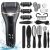 Electric Foot Callus Remover 14-in-1 Rechargeable Foot File Pedicure Kit Foot Care Tools with 3 Rollers 2 Speed LED Battery Display, Foot Scrubber Kit