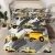 Erosebridal Boys Construction Tractor Bed Sheet Kids Machinery Truck Bedding Sets Yellow Excavators Construction Site Car Vehicle Decor Fitted Sheet G