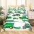 Erosebridal Equipment Trucks Duvet Cover, Excavators Comforter Cover Twin Size Green Vehicle Quilt Cover for Child Kids Child Boys Teens Construction