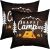 Feelyou Happy Camping Reversible Throw Pillow Covers Camper Pillow Covers Home Decor for Kids RV Camping Square Cushion Covers Set of 2 Camper Accesso