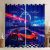 Feelyou Purple Red Race Car Curtains Boys Extreme Sports Car Window Drapes for Kids Boys Cool Car Window Treatments Car Sports 30%-50% Blackout Curtai