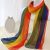 Gradient Color Gauze Scarf Thin Breathable Shawl Summer Elegant Style Sunscreen Lightweight Scarves For Women