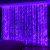 HXWEIYE 300LED Purple Fairy Curtain Hanging Lights with Remote 8 Modes Timer for Bedroom, 9.8×9.8Ft USB Plug in Christmas Fairy String Lights for Outd