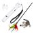 KETIEE Cat Toys LED Pointer, 8 in 1 Cats Tracker Wand USB Rechargeable Cat Pen Light Cat Feather Toys Interactive Cat Chaser Toys for Indoor Cats Kitt